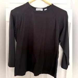 Valerie Stevens 3/4 Sleeve Jersey Top, Size L